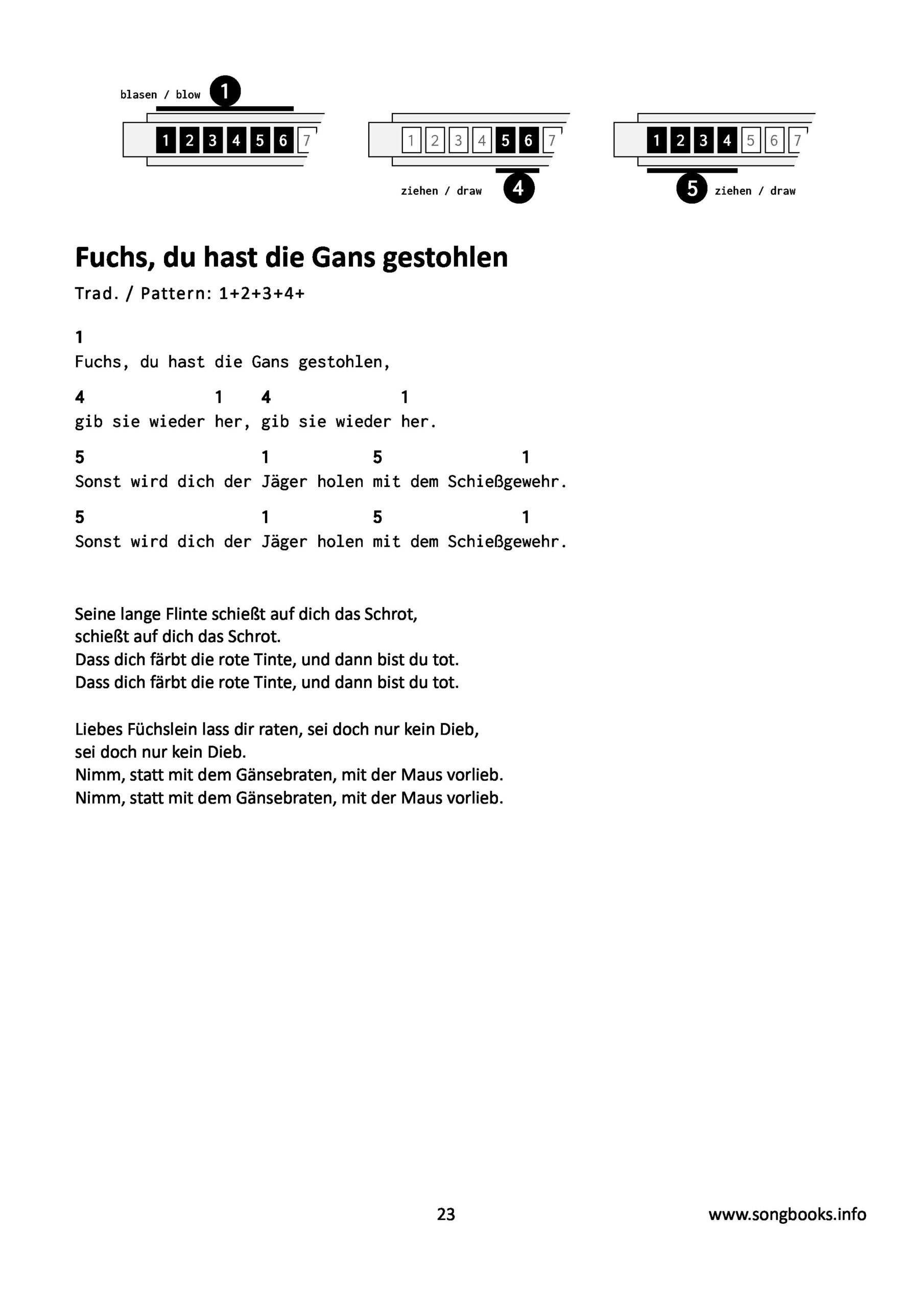 Only 3 Chords - Bluesharp / Harmonica - 24 Kinderlieder / 24 Childrens Songs – Bild 2